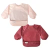 Mess-proof Full Sleeve Bibs - 2 Pack Sets for Babies and Toddlers